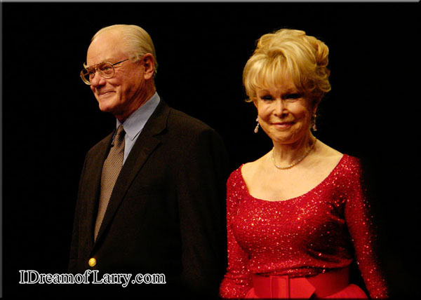 Larry Hagman and Barbara Eden