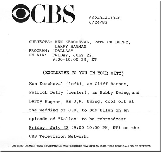 Network information for episode